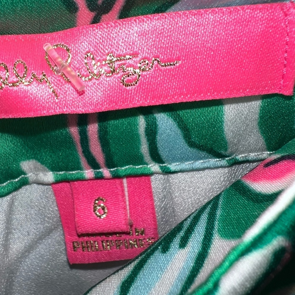 Lilly Pulitzer Rennox Midi Skirt Spearmint Blossom Views size 6 - Picture 10 of 16